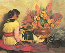 Crucita A Taos Indian Girl - Joseph Henry Sharp