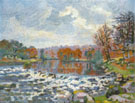 Barrage de Genetin Crozant 1898 - Armand Guillaumin