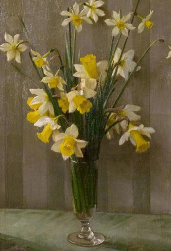 Daffodils - William Logsdail reproduction oil painting