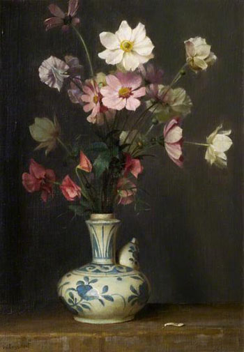 Flower in a Persian Bottle - William Logsdail reproduction oil painting