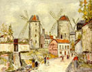 Windmills of Montmartre - Maurice Utrillo