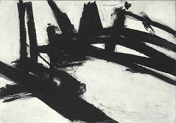 Untitled 1957 B - Franz Kline reproduction oil painting