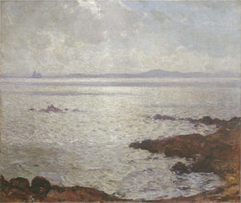 Shimmering sea 1908 - Frank Weston Benson reproduction oil painting