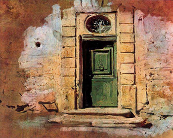 Door in Montmartre - Giovanni Boldini reproduction oil painting