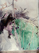 Female Profile - Giovanni Boldini