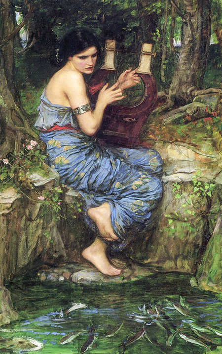 The Charmer 1911 - John William Waterhouse reproduction oil painting