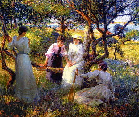 The Ring 1892 - Robert Vonnoh reproduction oil painting