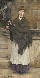 Marchande De Fleurs A Londres 1882 - Jules Bastien-Lepage