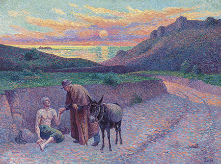 Le Bon Samaritain 1896 - Maximilien Luce reproduction oil painting