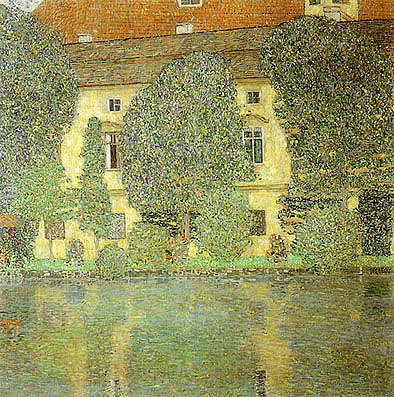 Schloss Kammer on the Attersee 3 (1910) - Gustav Klimt reproduction oil painting