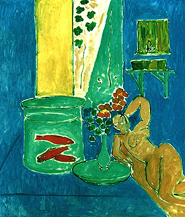 Goldfish and Sculpture 1912 - Henri Matisse reproduction oil painting